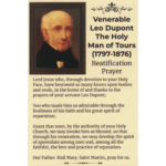 Leo Dupont prayer card front
